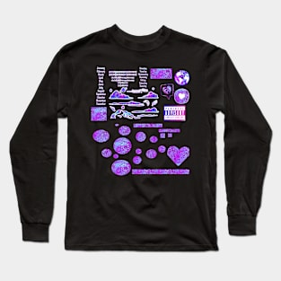 Amethyst Sticker Pack Long Sleeve T-Shirt